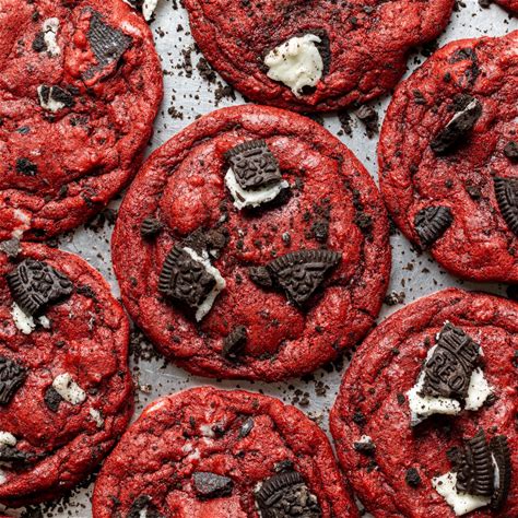 Oreo Red Velvet Cookies